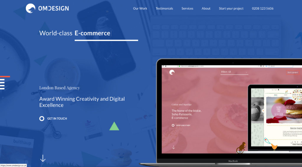 OMdeSIGN Agency new website