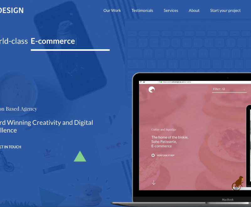 OMdeSIGN Agency new website